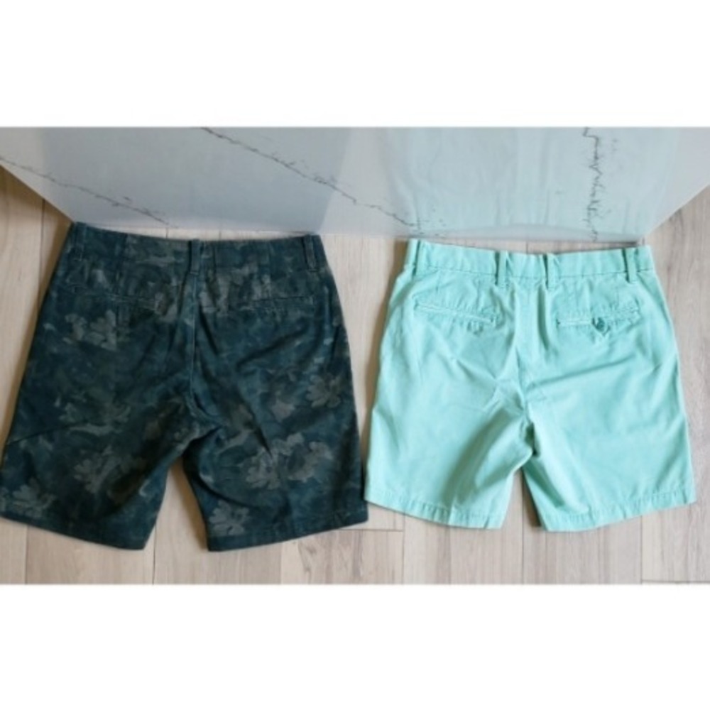 Mens Shorts‎ Bundle Size 30 Gap Wrangler AE Cargo Chino Camo Summer Lot 7Pc - Picture 7 of 16